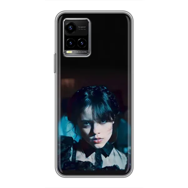 Чехол с принтом «взгляд Уэнздей» для Vivo Y33s Чехол с принтом «взгляд Уэнздей» для Vivo Y33s