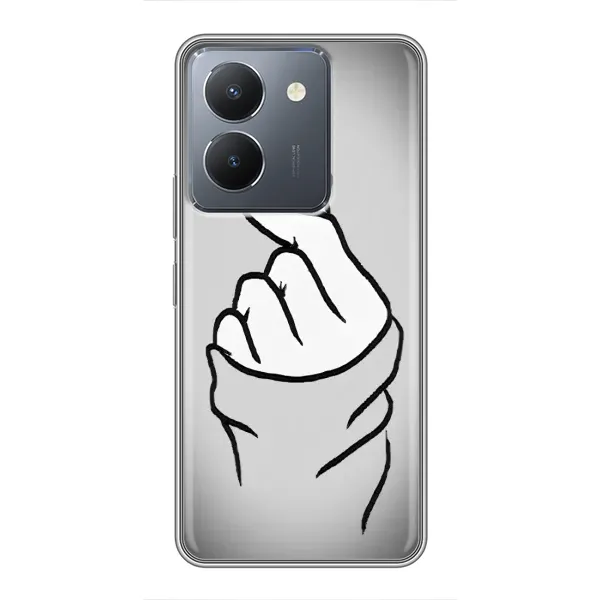 Чехол с принтом «Значок Love» для Vivo Y36