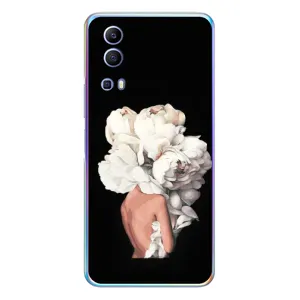 Чехлы (ART) Цветы на Vivo Y72 (VPrint) (Білі квіти)