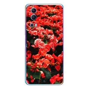 Чохли з квітами для Vivo Y72 (VPrint) (Квіти червоні)