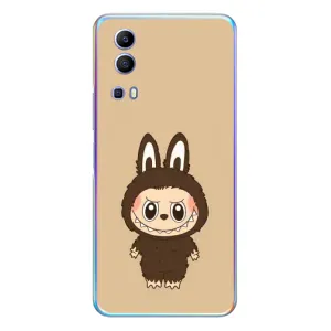 Чохол з Лабубу на Vivo Y72 (Bored Ape в червоному)
