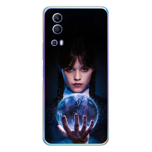Чехол с принтом «Магическая сфера Уэнздей» для Vivo Y72 Чехол с принтом «Магическая сфера Уэнздей» для Vivo Y72