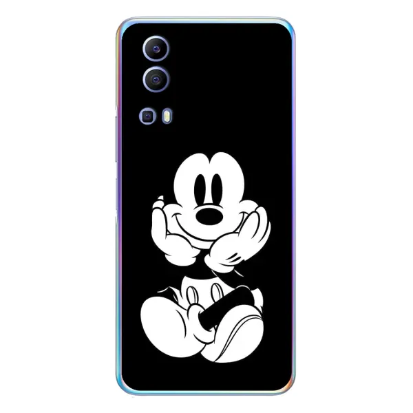 Чохол з принтом «Маус на чорному» для Vivo Y72 Чохол з принтом «Маус на чорному» для Vivo Y72