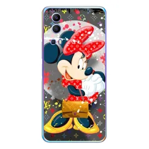 Чохол Disney Mouse Vivo Y72 (PREMIUMPrint) (Minni з бантіком)
