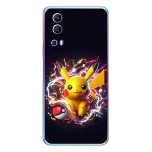 Чохол з Пікачу на Vivo Y72 (Пікачу з м'ячем)
