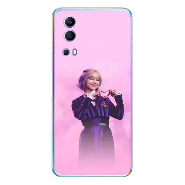Чехол с принтом «Яркая Энид Уэнздей» для Vivo Y72 Чехол с принтом «Яркая Энид Уэнздей» для Vivo Y72