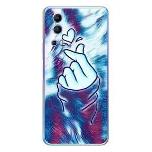 Чехол с принтом «Радужное сердце» для Vivo Y72