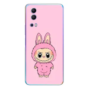 Чохол з Лабубу на Vivo Y72 (Рожевий Лабубу)