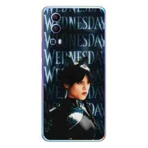 Чохли Венсдей на Vivo Y72 Уенсдей (AlphaPrint) (Венздей кішка)