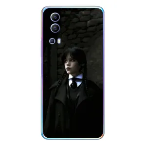 Чохол з дизайном Венздей 2 на Vivo Y72 (Темний стиль Венздей)