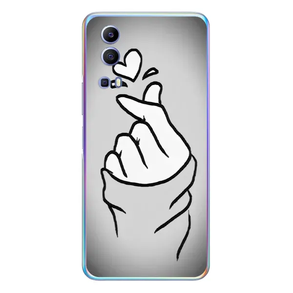 Чехол с принтом «Значок Love» для Vivo Y72