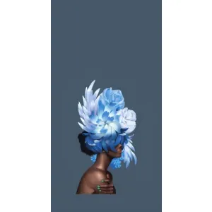 Чехлы (ART) Цветы на Xiaomi 11T / 11T Pro (VPrint) (Цветы на голове)