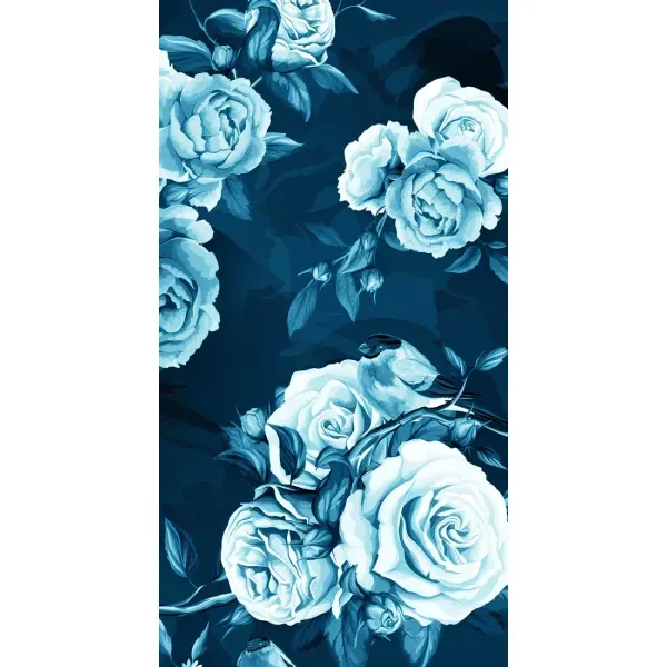 Чехол с принтом «Голубые Бутоны» для Xiaomi 11T / 11T Pro