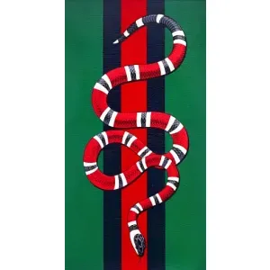 Чехлы ГУЧЧИ для Сяоми 11т / 11т про (AlphaPrint) (Gucci змия)