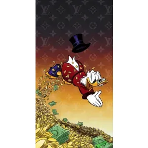 Силиконовый чехол для Xiaomi 11T / 11T Pro (Скрудж Луи Виттон)