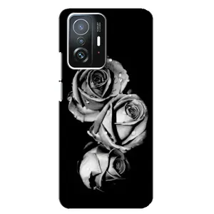 Чехол с принтом «Черная роза» для Xiaomi 11T / 11T Pro