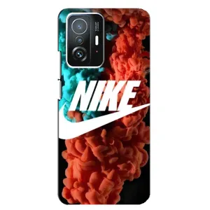 Чехол для Xiaomi 11T / 11T Pro - с принтом Найк (AlphaPrint) (Дымчатый найк)