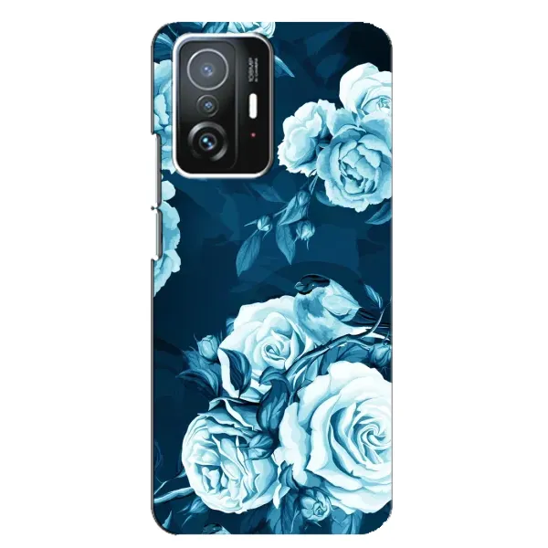 Чехол с принтом «Голубые Бутоны» для Xiaomi 11T / 11T Pro Чехол с принтом «Голубые Бутоны» для Xiaomi 11T / 11T Pro