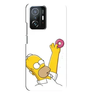 Чjхол з Сімпсонами для Xiaomi 11T / 11T Pro (VPrint) (Гомер з пончиком)