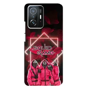 Чохол Гра в кальмара для Xiaomi 11T / 11T Pro (Охоронці Гра кальмара)