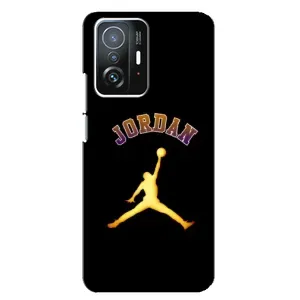 Чехлы для Xiaomi 11T / 11T Pro - с картинкой JORDAN (AlphaPrint) (Jordan Gold)