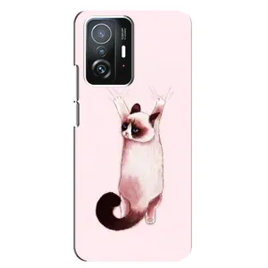 Чехол с принтом «Котик падает» для Xiaomi 11T / 11T Pro