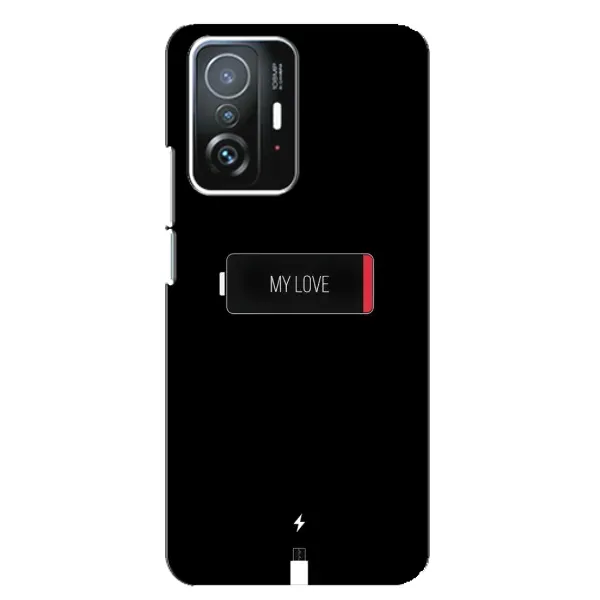 Чехол с принтом «Love battery» для Xiaomi 11T / 11T Pro Чехол с принтом «Love battery» для Xiaomi 11T / 11T Pro