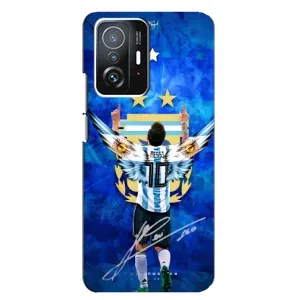 Чехлы для Xiaomi 11T / 11T Pro (Leo чемпион) (AlphaPrint) (Месси сборная)