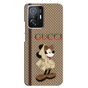 Чехлы ГУЧЧИ для Сяоми 11Т Про (AlphaPrint) (Mickey GUCCI)