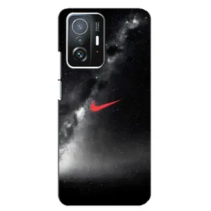 Чехол для Xiaomi 11T / 11T Pro - с принтом Найк (AlphaPrint) (Найк красный)