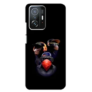 Чохол з принтом «Три мавпи» для Xiaomi 11T / 11T Pro