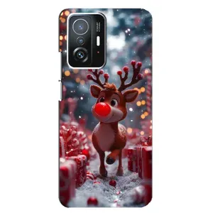 Чехол с принтом «Олень среди подарков» для Xiaomi 11T / 11T Pro