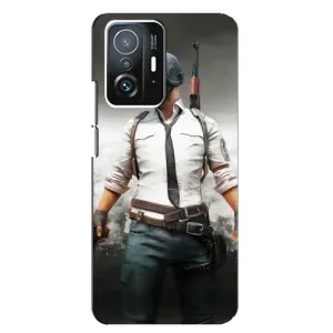 Чехол PUBG для Сяоми 11Т Про (AlphaPrint) (Пабг мен)