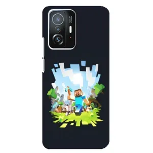 Чохол Майнкрафт на Xiaomi 11T / 11T Pro (AlphaPrint) Minecraft (персонажі Minecraft)