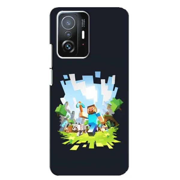 Чохол з принтом «персонажі Minecraft» для Xiaomi 11T / 11T Pro
