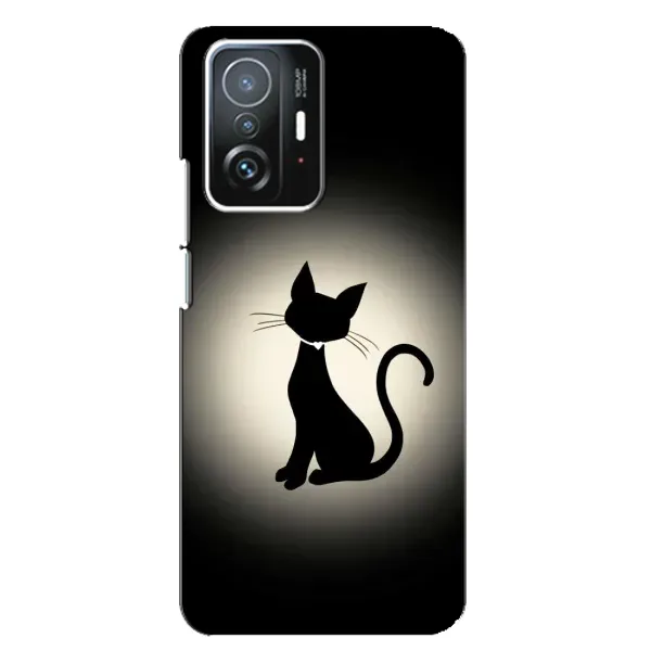 Чохол з принтом «Силует котика» для Xiaomi 11T / 11T Pro