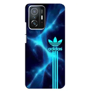 Чехлы Адидас для Xiaomi 11T / 11T Pro (AlphaPrint) (Синий Адидас)