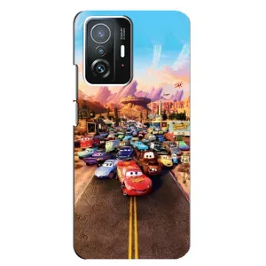 Силіконовий чохол Маквін для Xiaomi 11T / 11T Pro (Тачки на трасі)