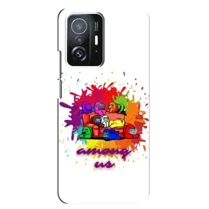 Чохли Амонг Ас для Xiaomi 11T / 11T Pro (AlphaPrint) (Яскравий АмонгАс)