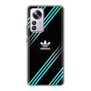 Чехлы Адидас для Xiaomi 12 / 12X (AlphaPrint) (Адидас с полосами)