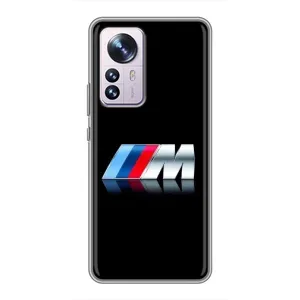 Чехол для Сяоми 12 / 12х - с принтом БМВ (AlphaPrint) (AMG)