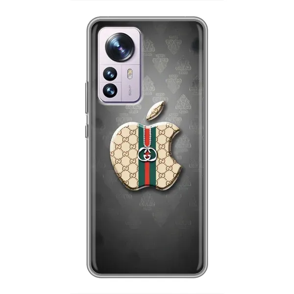 Чохол з принтом «Apple gucci» для Xiaomi 12 / 12X Чохол з принтом «Apple gucci» для Xiaomi 12 / 12X