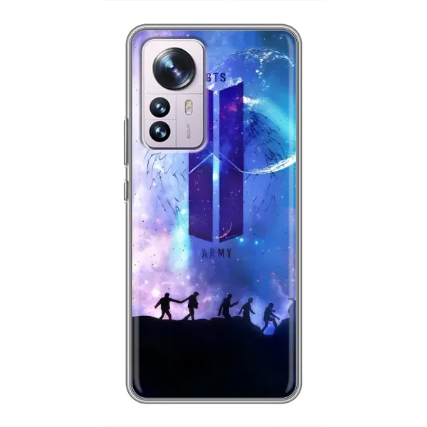 Чехол с принтом «Army BTS» для Xiaomi 12 / 12X Чехол с принтом «Army BTS» для Xiaomi 12 / 12X