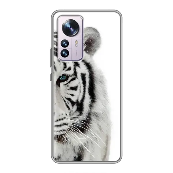 Чехол с принтом «Белый Тигр» для Xiaomi 12 / 12X Чехол с принтом «Белый Тигр» для Xiaomi 12 / 12X