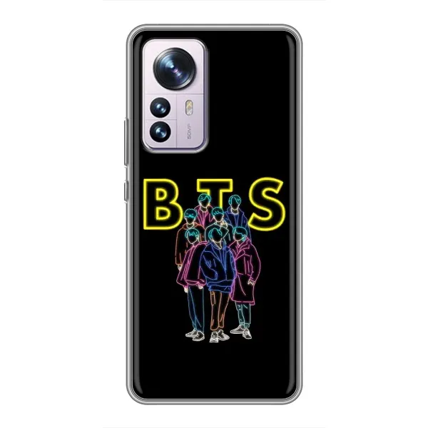 Чехол с принтом «BTS стайл» для Xiaomi 12 / 12X Чехол с принтом «BTS стайл» для Xiaomi 12 / 12X