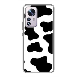 Чохол з принтом «Чорная Буренка» для Xiaomi 12 / 12X