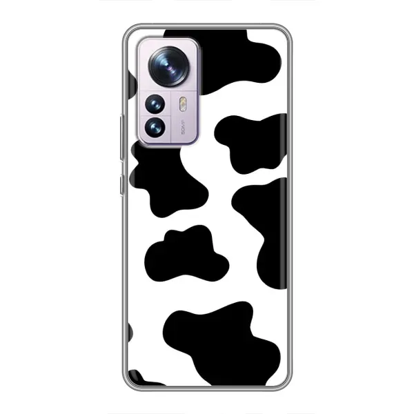 Чохол з принтом «Чорная Буренка» для Xiaomi 12 / 12X