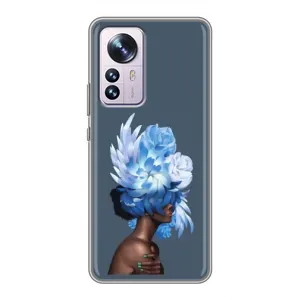 Чехлы (ART) Цветы на Xiaomi 12 / 12X (VPrint) (Цветы на голове)