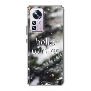 Новорічні, Святкові Чохли для Xiaomi 12 / 12X - 2024 год (Hello winter)