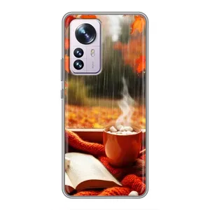 Чехол с принтом «Кофе и дождь» для Xiaomi 12 / 12X
